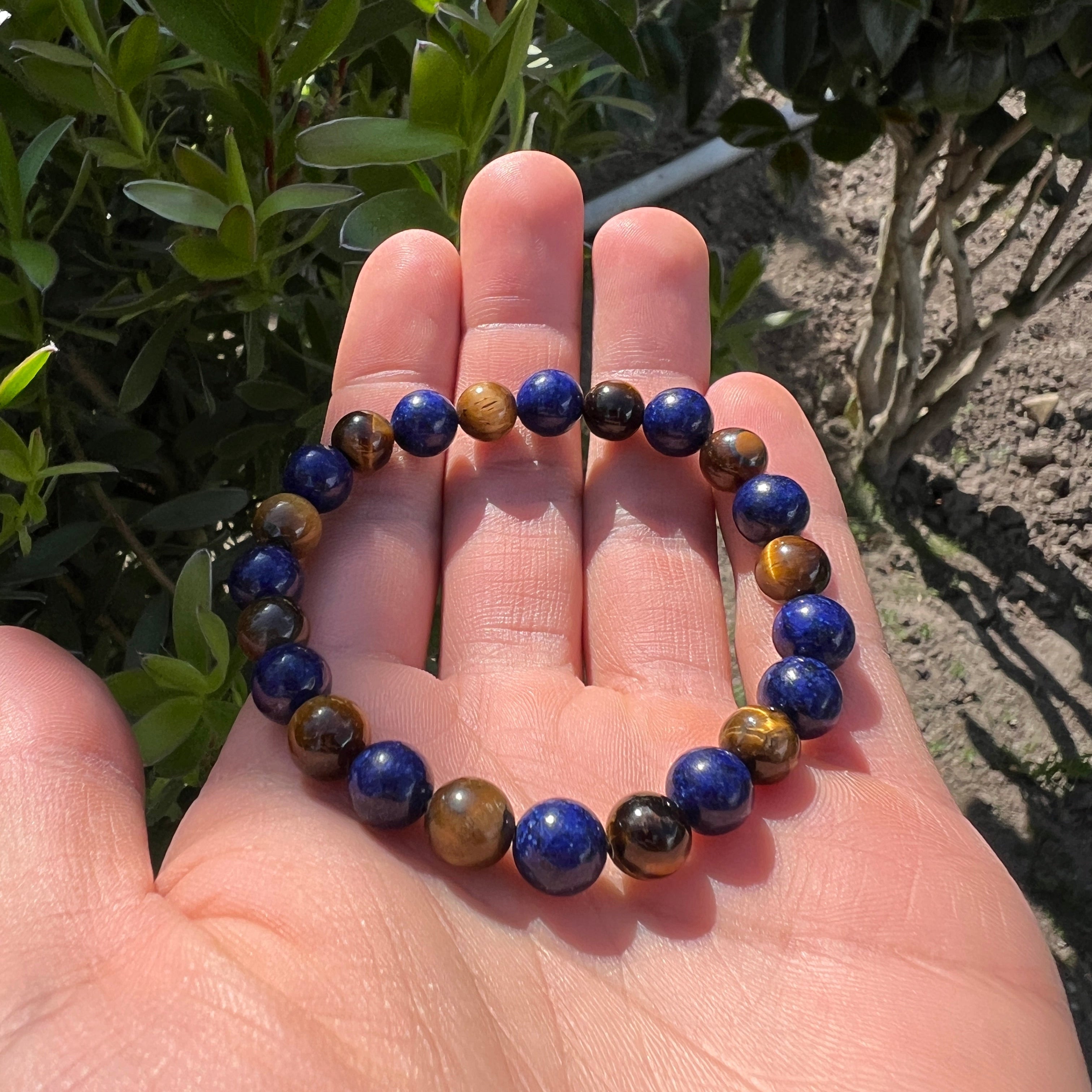 Pulseira Proteção 2 Pedras 8mm