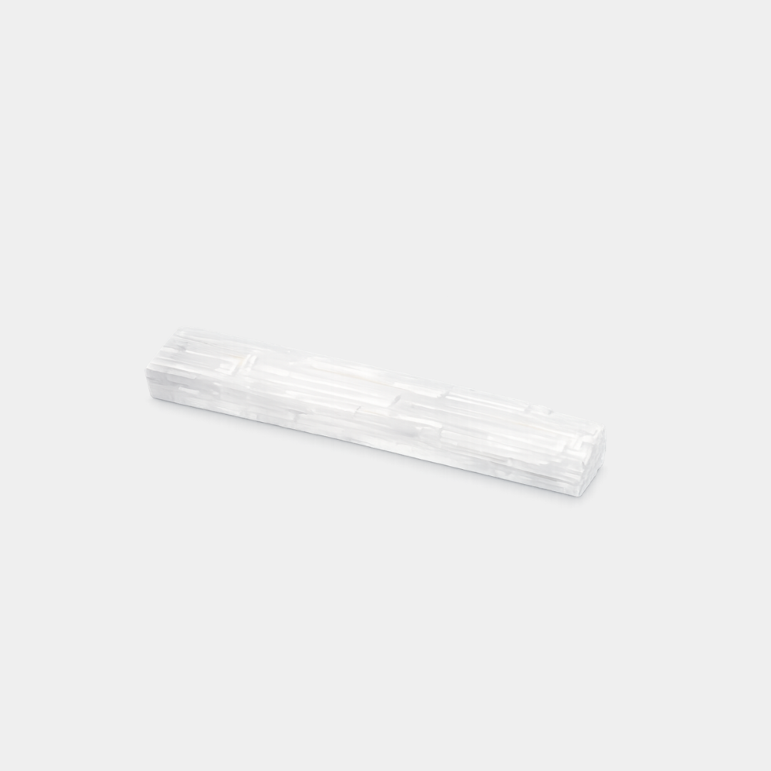 Selenite Stick Bruto 15cm | Limpeza e Elevação Energética